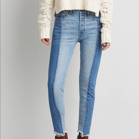 American Eagle Outfitters Denim - American eagle outfitters Two toned jeans